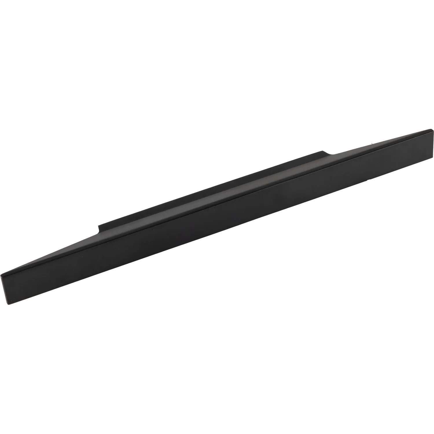 Furnipart Möbelgriff Facet La 96 mm Breite 220 mm Aluminium Schwarz Matt