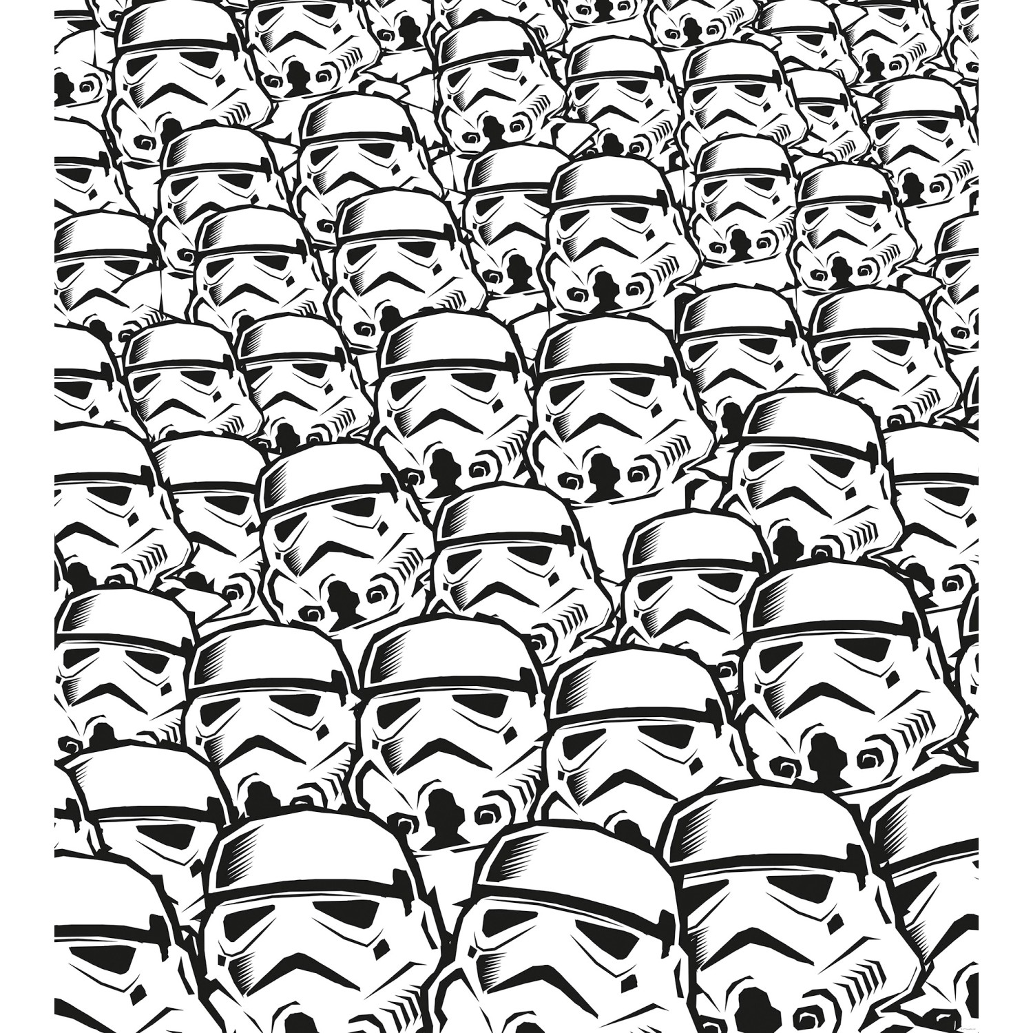 Disney Fototapete Star Wars Stormtrooper Schwarz-Weiß 250 x 280 cm 612094 günstig online kaufen