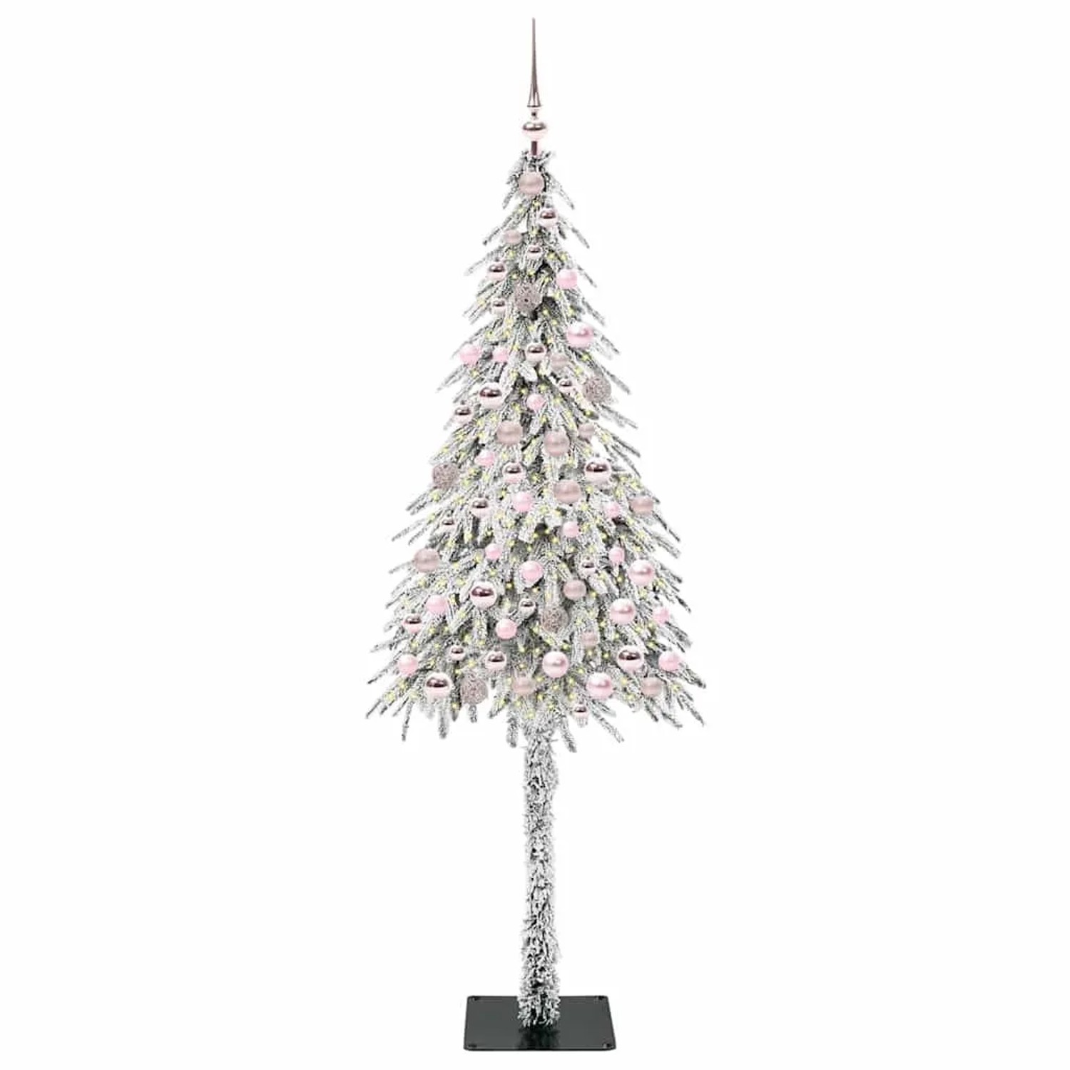 vidaXL Weihnachtsbaum mit 300 LEDs Weiß 180 cm PE und Stahl 3396231
