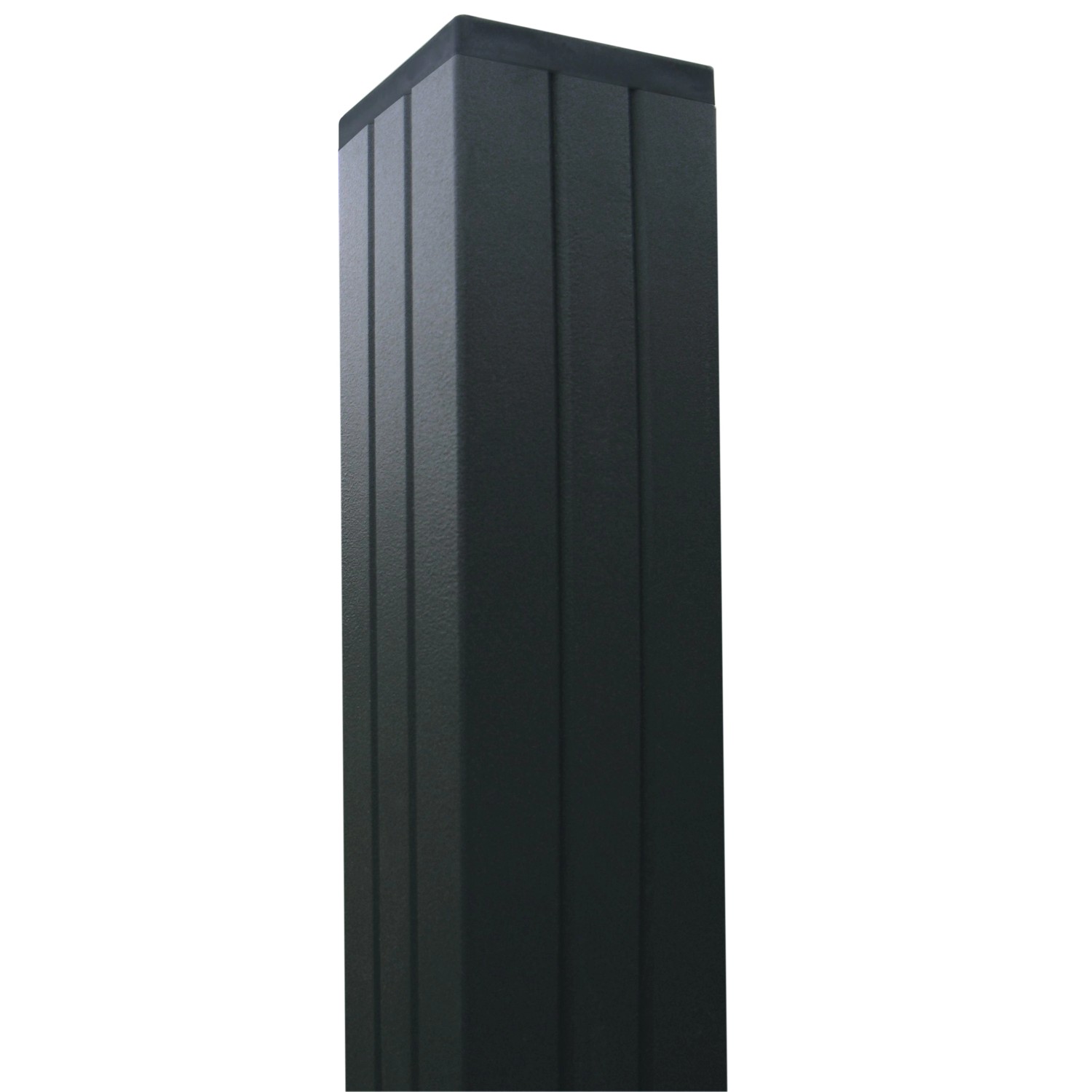 GartenLand Tor-Steckzaunpfosten Aluminium 6,8 cm x 6,8 cm x 239 cm Anthrazi günstig online kaufen