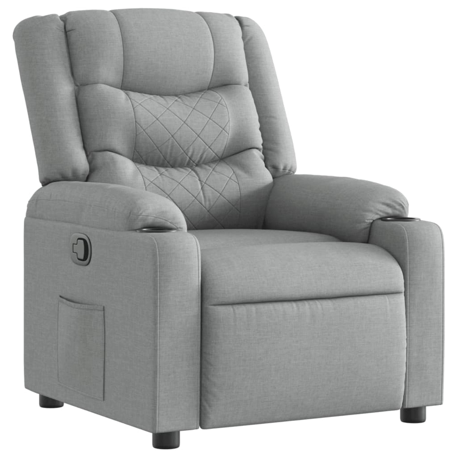 vidaXL Relaxsessel Hellgrau Stoff 374127 günstig online kaufen