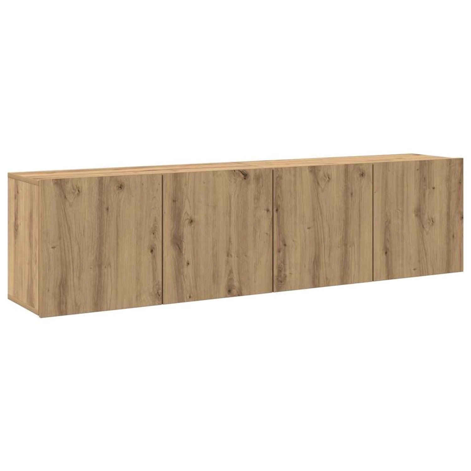 vidaXL TV-Wandschränke 2 Stk Artisan-Eiche 80x30x41 cm 857669