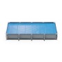Blau Solar Poolabdeckung, 600 cm, 400 My, für rechteckige Pools.