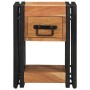 vidaXL Nachttisch Braun 30 x 30 x 40 cm Massivholz Akazie 4016710_6