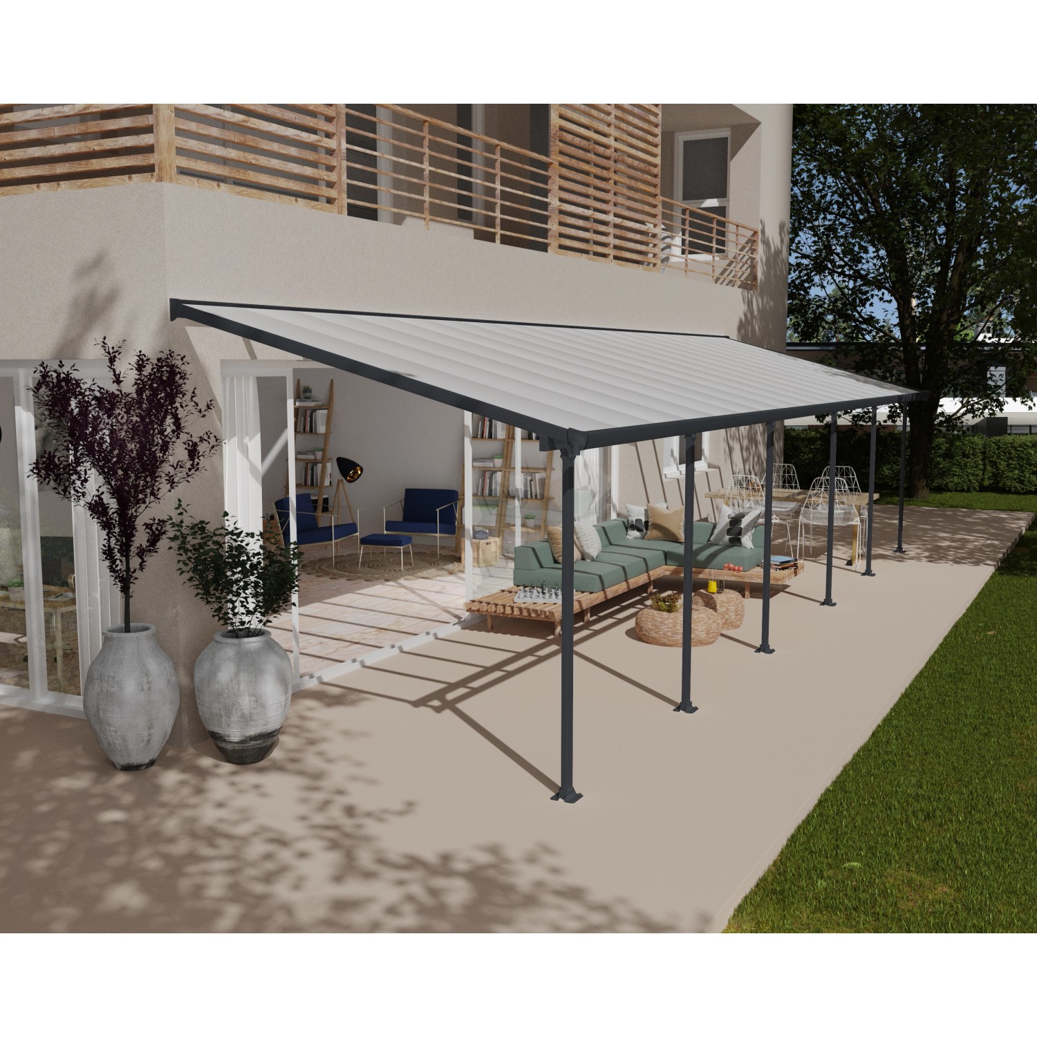 Palram - Canopia Terrassendach "Feria Alu Terrassenüberdachung" einfache DI günstig online kaufen