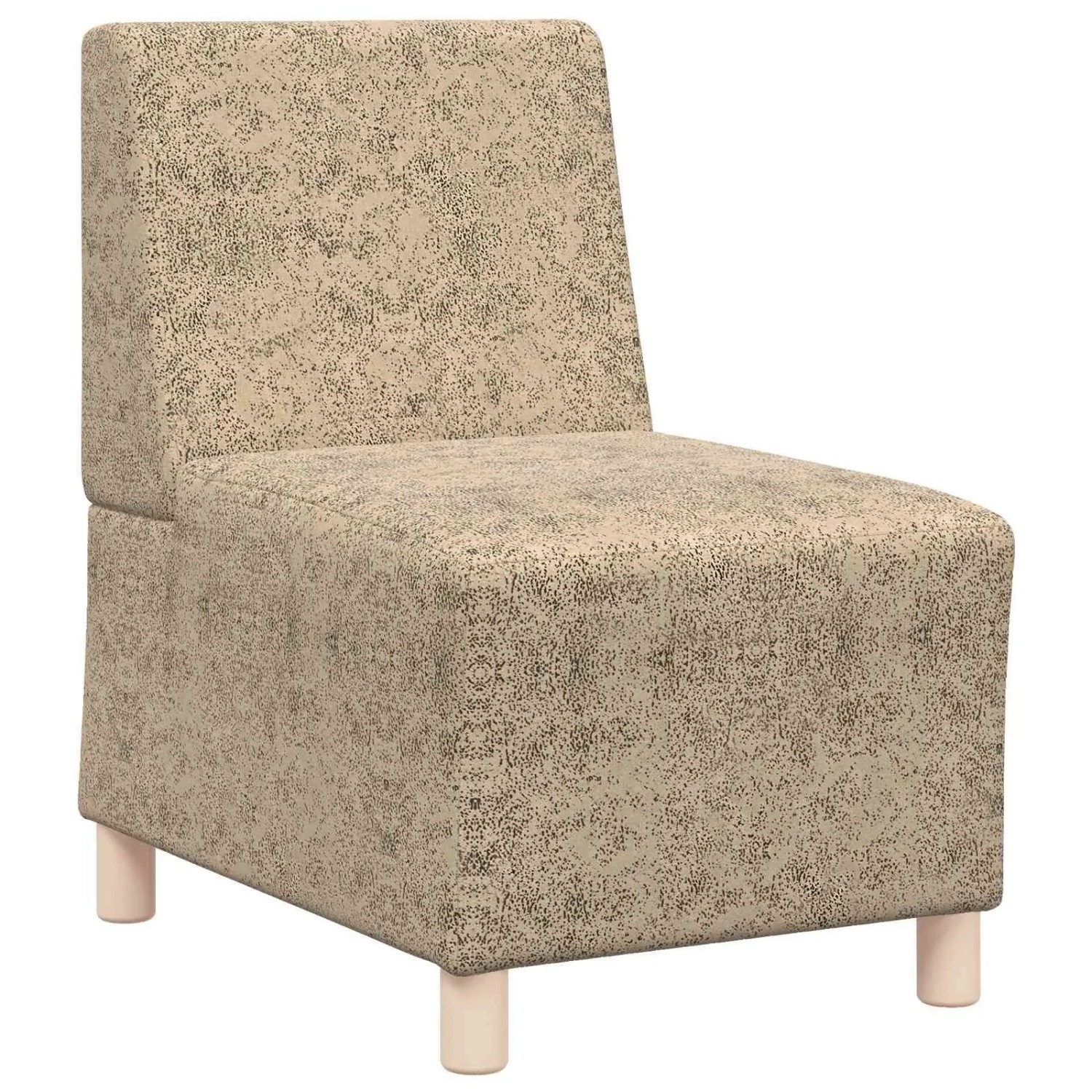 vidaXL Sofa Stuhl mit Kissen Hellgrau 55 x 74 x 82 cm Faux Wildleder 410850 günstig online kaufen