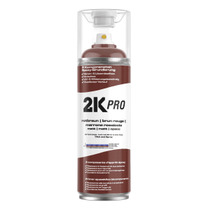 2K PRO Spraydose, 400ml Epoxy Grundierung in Rotbraun (Matt) für Autolack.