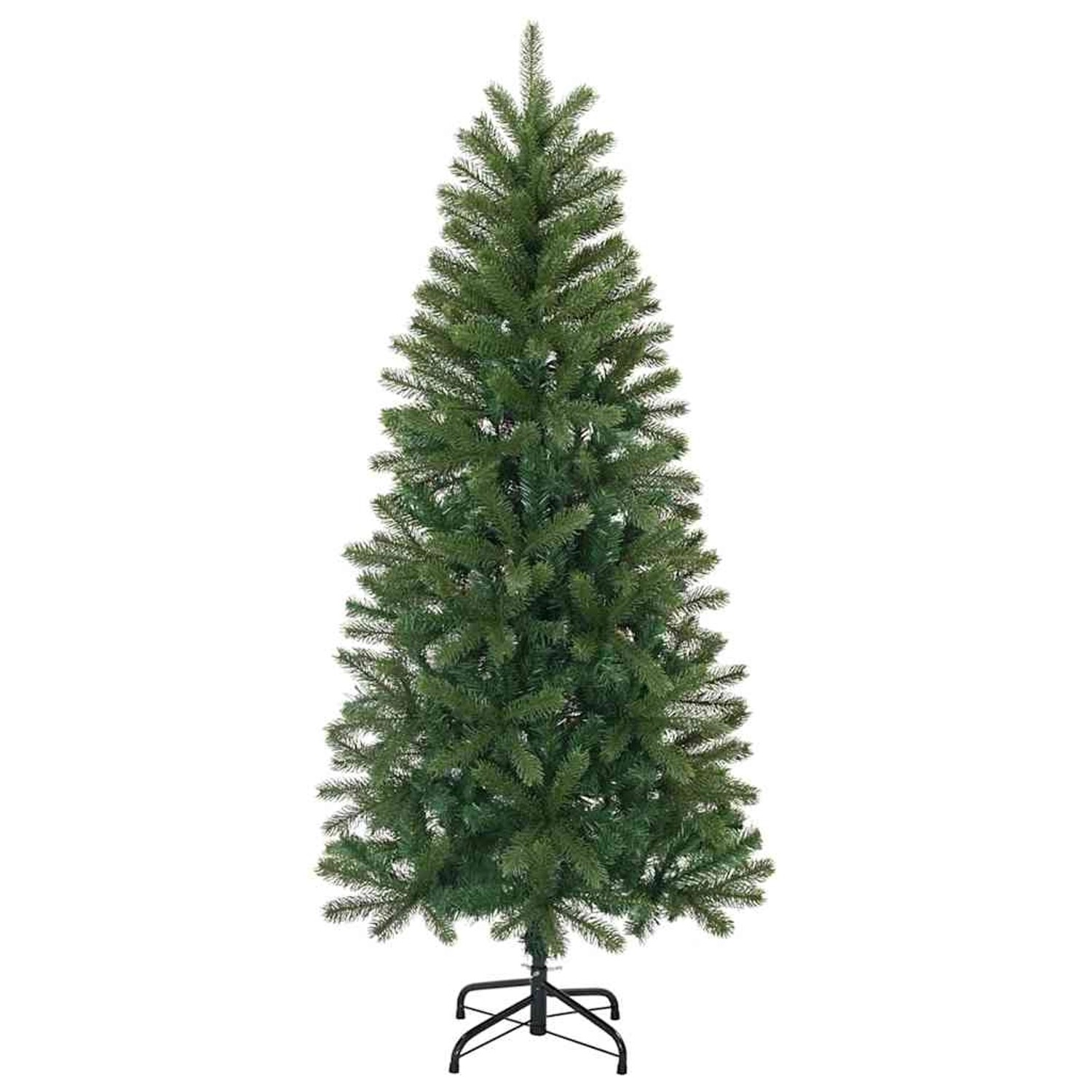 vidaXL Künstlicher Weihnachtsbaum Grün 120 cm PVC & PE & Stahl 42018732