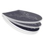 Banjado Premium WC-Sitz mit Hirsch-Sternbild, Absenkautomatik und Soft Close Funktion.