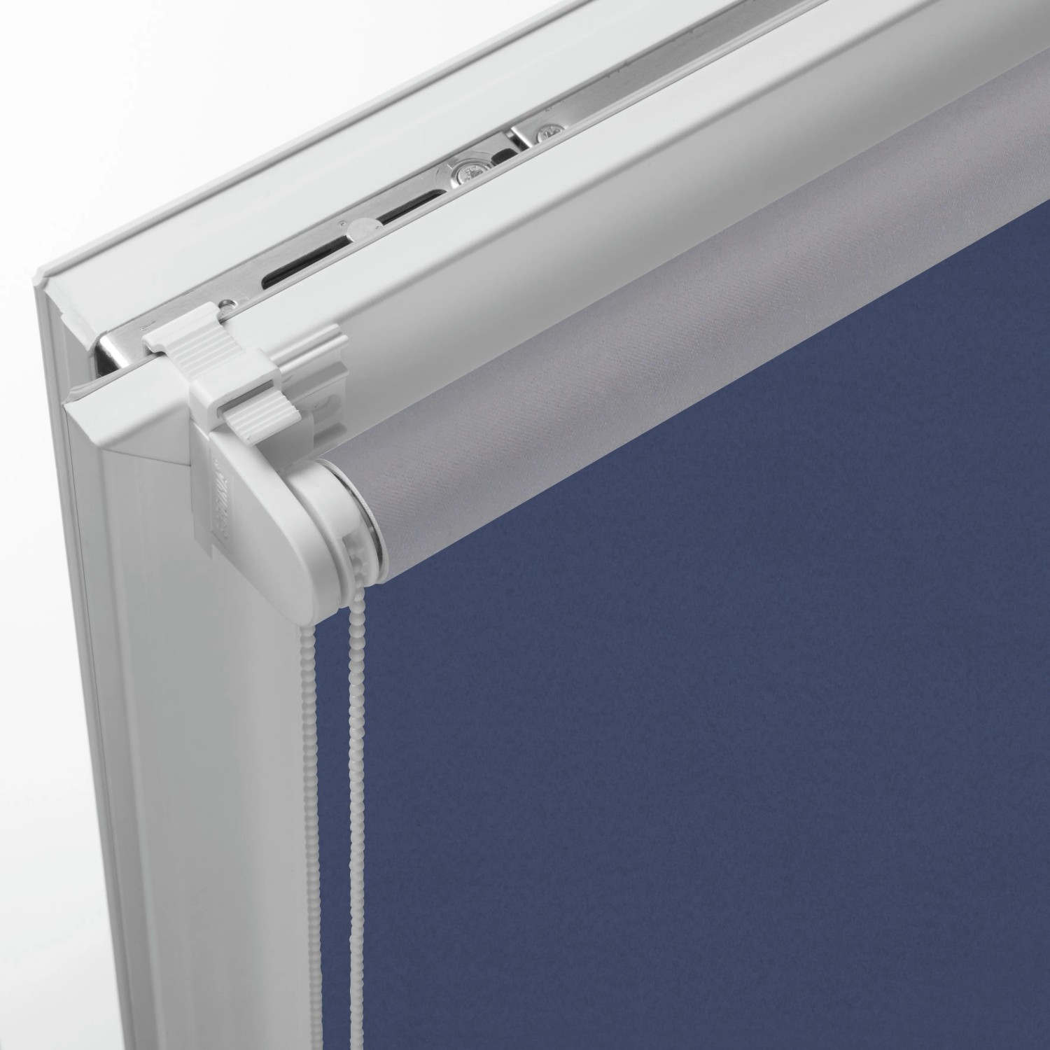 Gardinia EasyFix Thermo Rollo, blau, 120x150cm, energiesparend, ohne Bohren.
