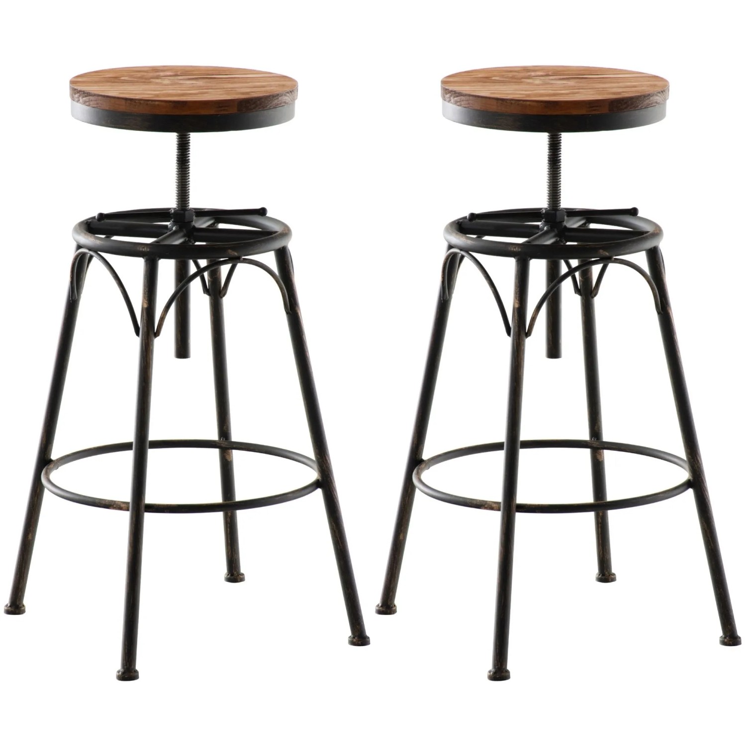 Clp 2er-Set Barhocker Beam Bronze