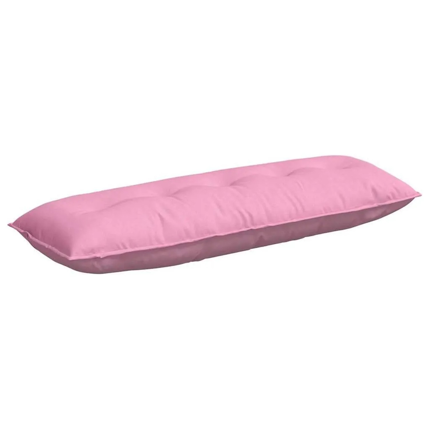 vidaXL Rückenkissen Rosa 140 x 19 x 50 cm Stoff 42014845