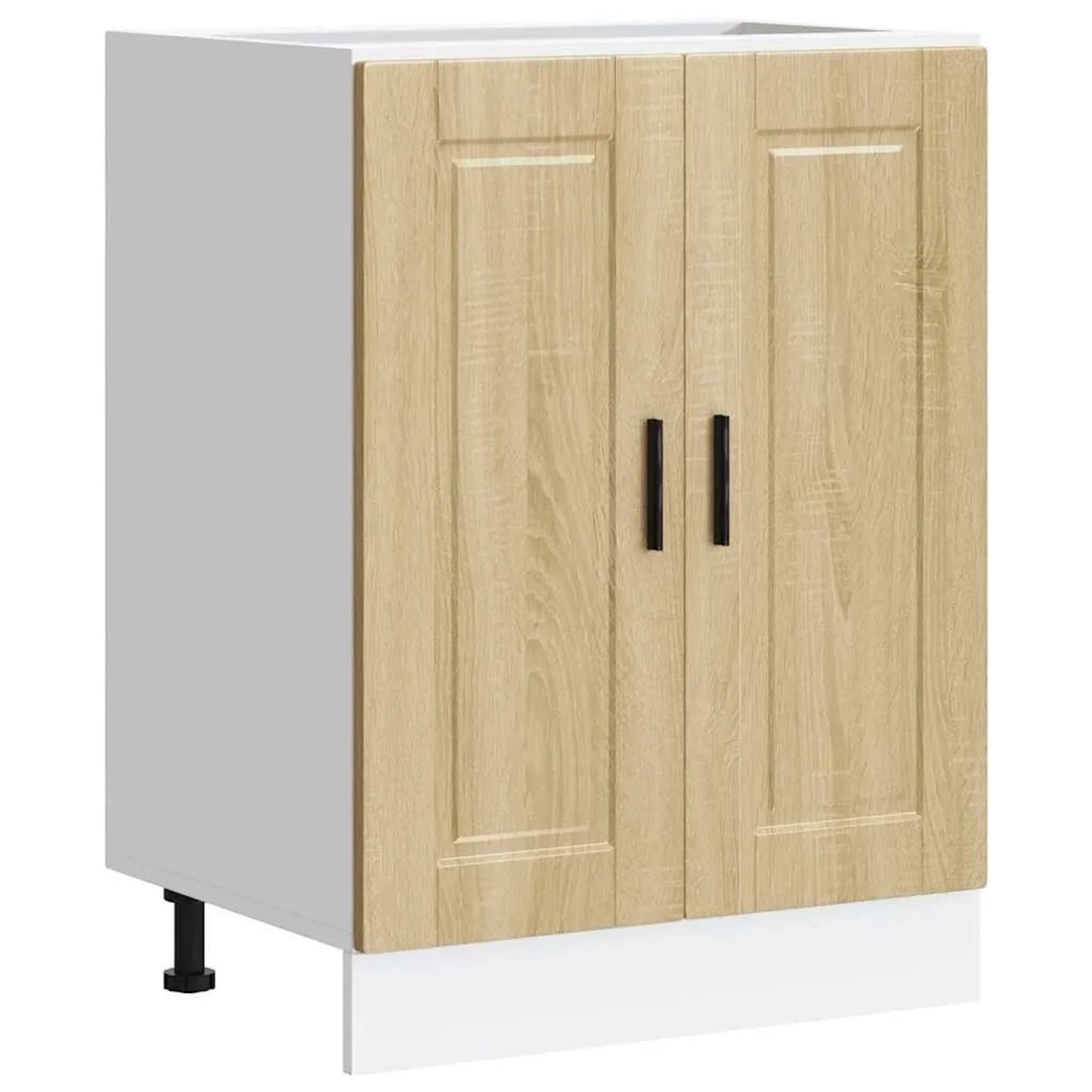 DELUKE Küchenunterschrank THEO Sonoma-Eiche 60x46x81,5cm Küche Unterschrank Mit Türen