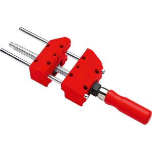 Bessey Schraubspanner S10-ST, rot, mit Tischklemmen. Spannwerkzeug für präzises Spannen.