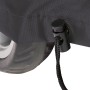 Detailaufnahme: Schwarze Jamestown Wetterschutzhülle mit Kordelzug für Grills.