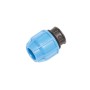 LUX-TOOLS Endkappe für PE-Rohre, Ø 20 mm, blau, aus Kunststoff für Kaltwassersysteme.