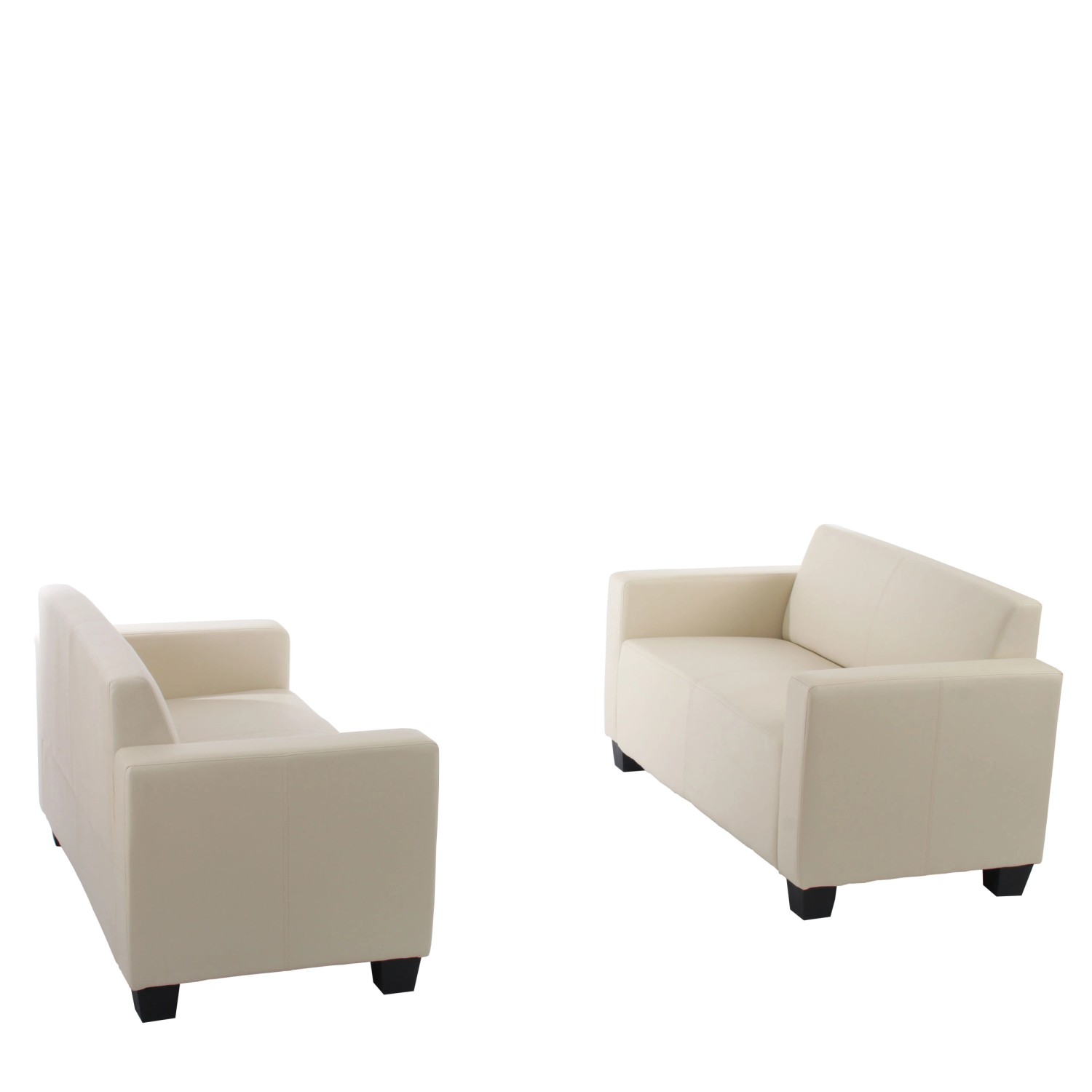 MCW Sofa-Garnitur Moncalieri 2er-Set Creme günstig online kaufen