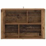 vidaXL Sideboard Altholz, 80x30x53cm, Holzwerkstoff mit Fächern.