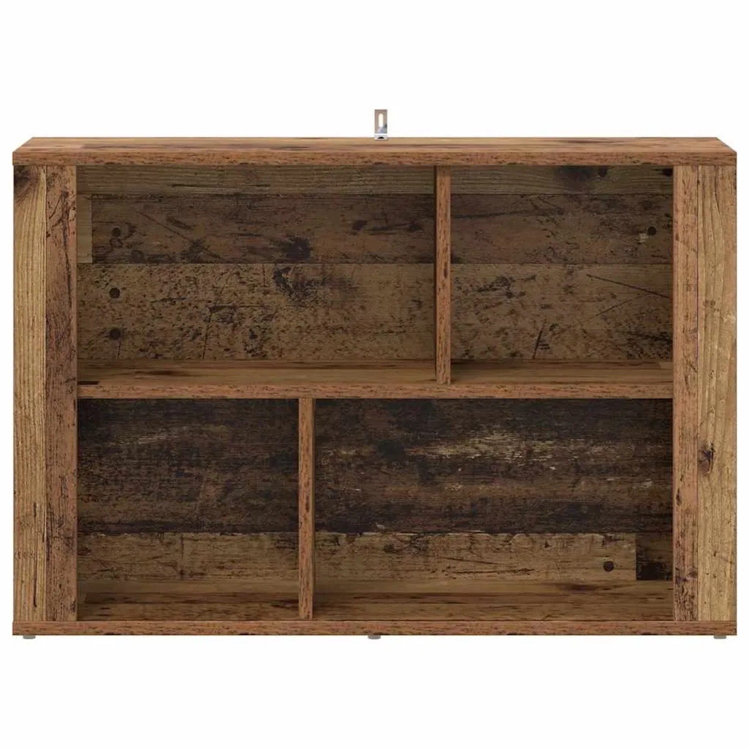vidaXL Sideboard Altholz, 80x30x53cm, Holzwerkstoff mit Fächern.