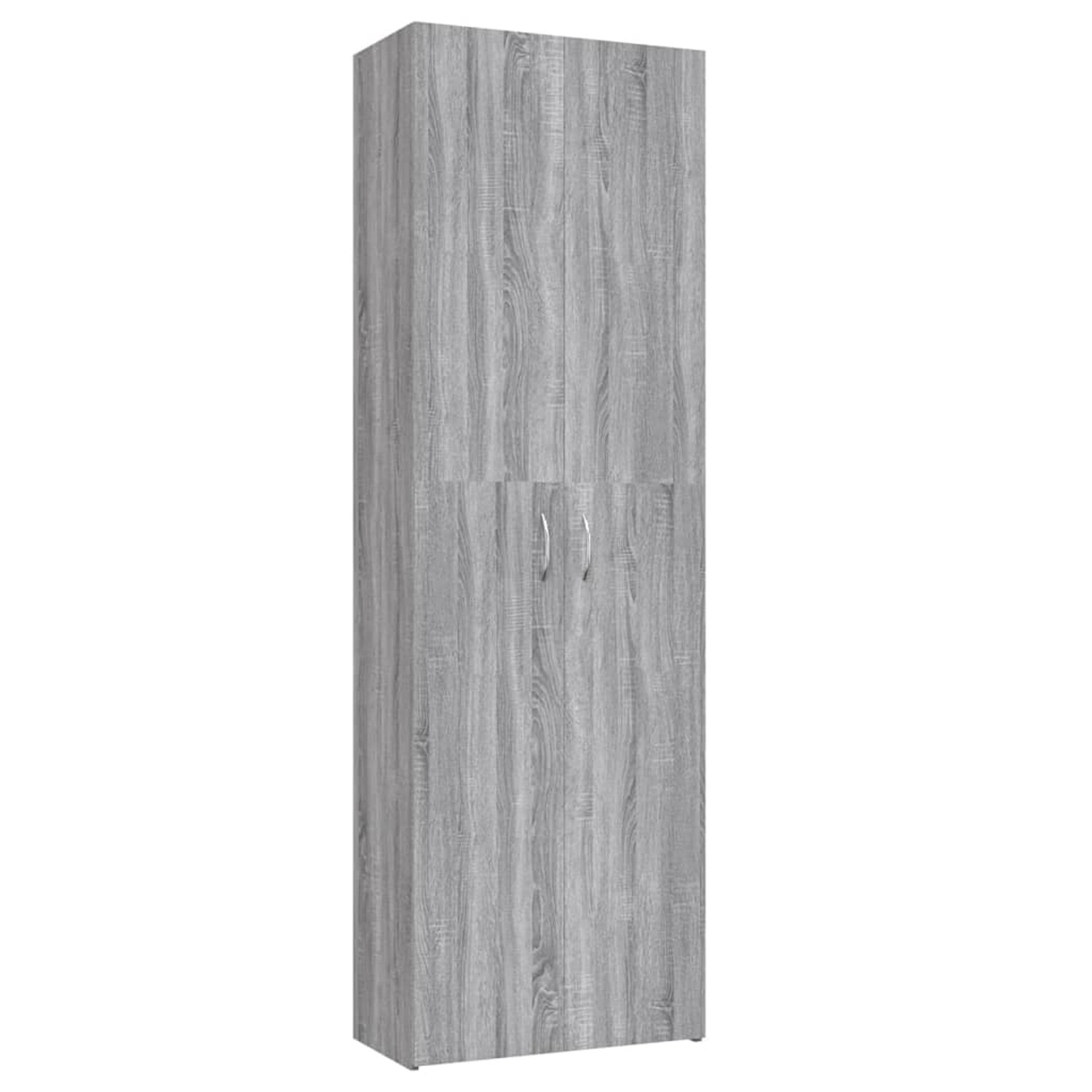 vidaXL Büroschrank Grau Sonoma 60x32x190 cm Holzwerkstoff günstig online kaufen