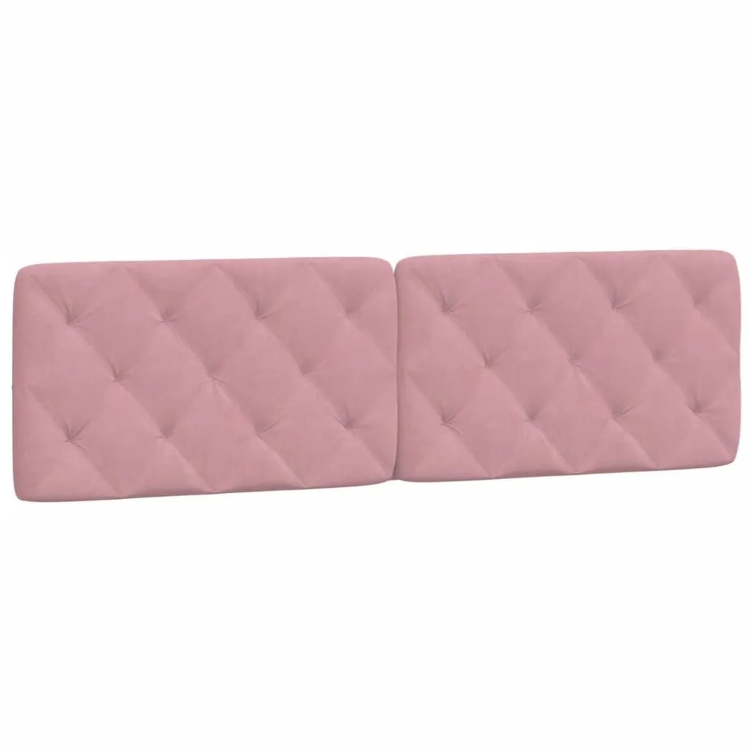 vidaXL Kopfteil-Kissen Rosa 180 cm Samt 374744