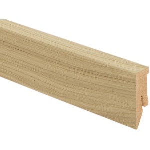 Kaindl Sockelleiste Eiche Cordoba Elegante, 50x18x2600 mm, mit Kabelschacht.
