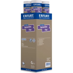 Erfurt Vliestapete Variovlies Flat Premium, überstreichbar, 25x0,75m Rolle.