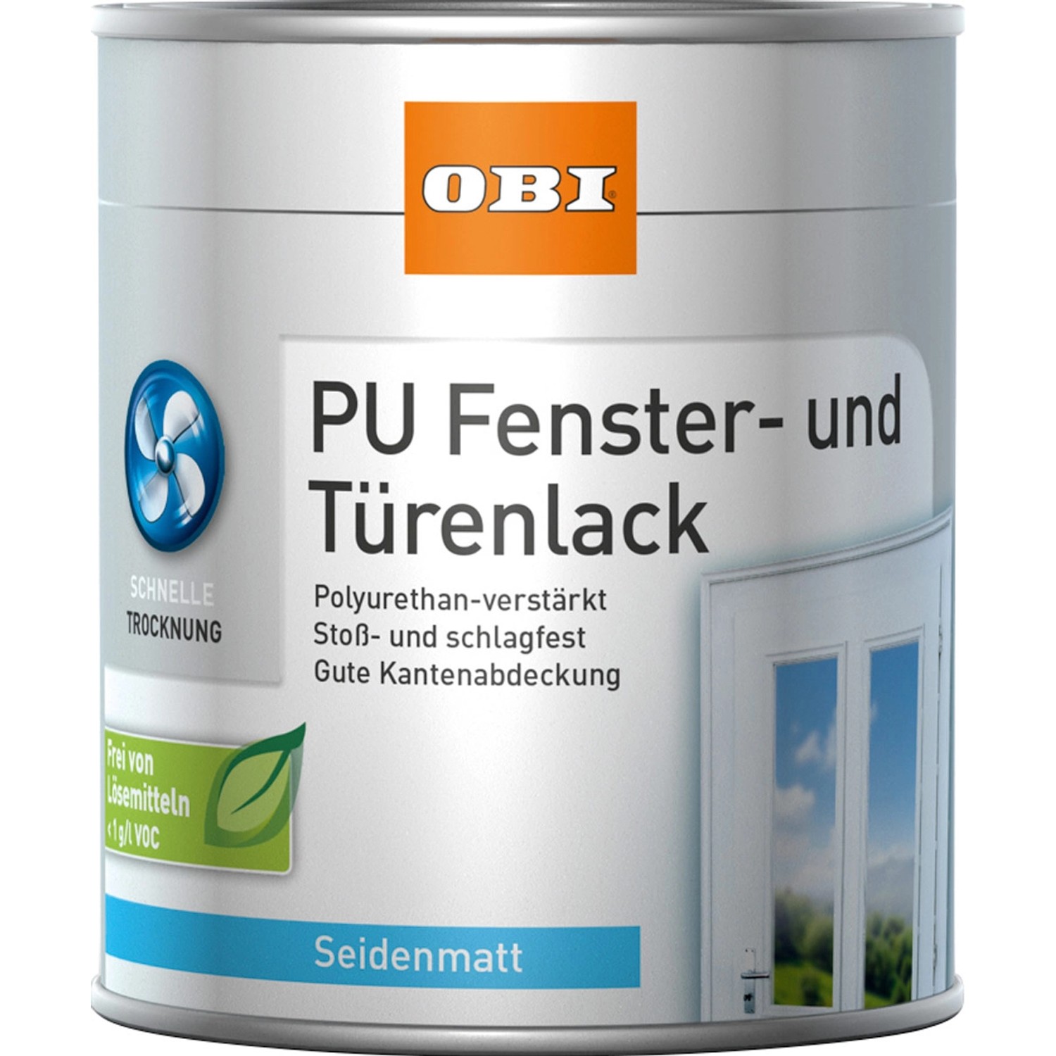 OBI Fenster- und Türenlack Weiß seidenmatt 750 ml günstig online kaufen