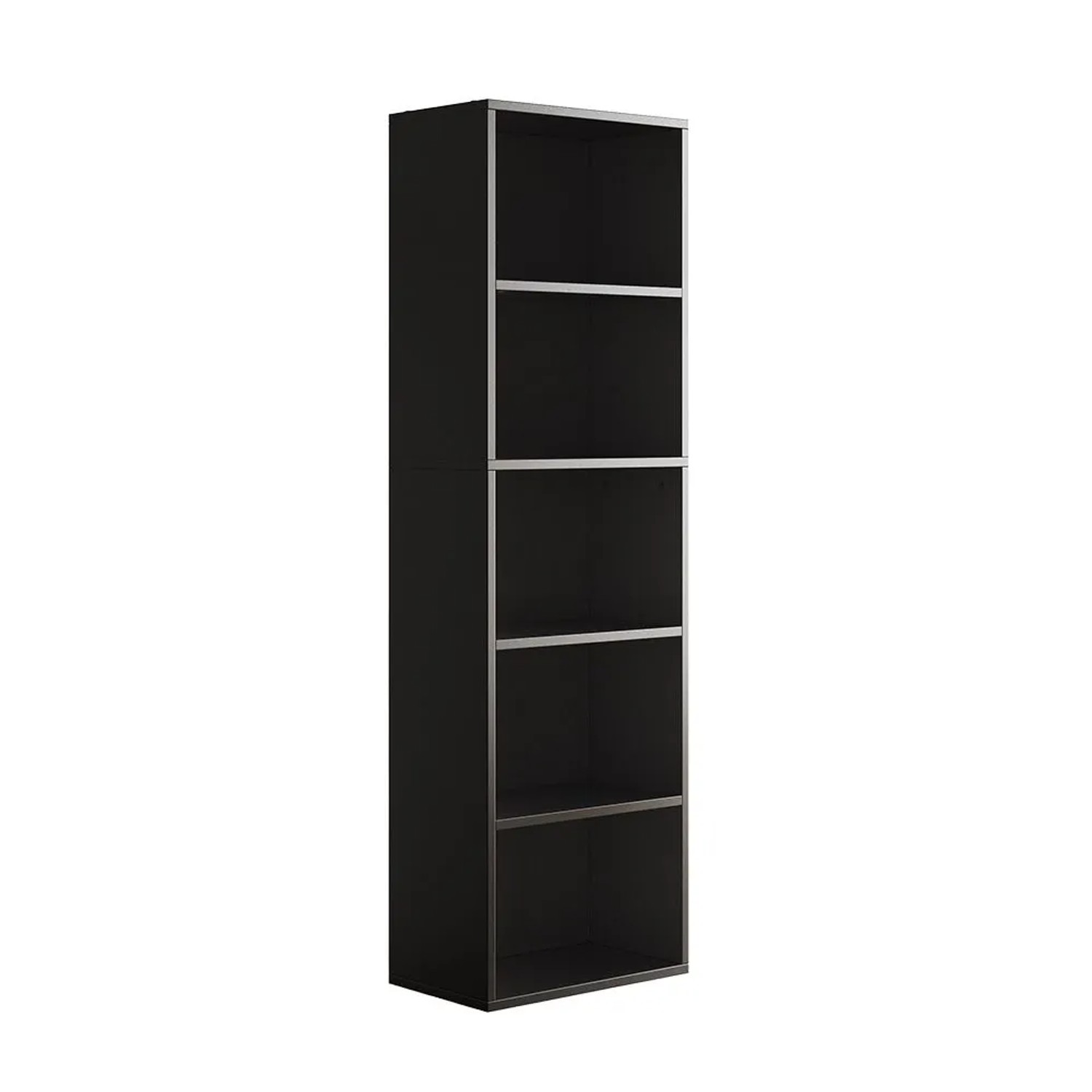 Vicco Bücherregal Bob Schwarz 40 x 132 mit 5 Fächern Art Nr 49326