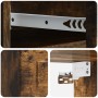 vidaXL Wandmontierter Nachttisch 2 Stk Geräucherte Eiche Holzwerkstoff 899286_8
