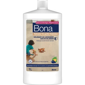 Bona Refresher 1 l für geölte Holzböden: Reiniger für langanhaltenden Schutz und matte Optik.
