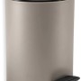 Spirella Adelar Treteimer, 3 l, Taupe matt, Kosmetikeimer mit Softclose.