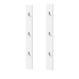 Inn.Furn Garderobenpaneel Set in Weiß 115 cm SystemX