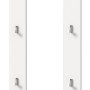 Inn.Furn Garderobenpaneel Set in Weiß 115 cm SystemX