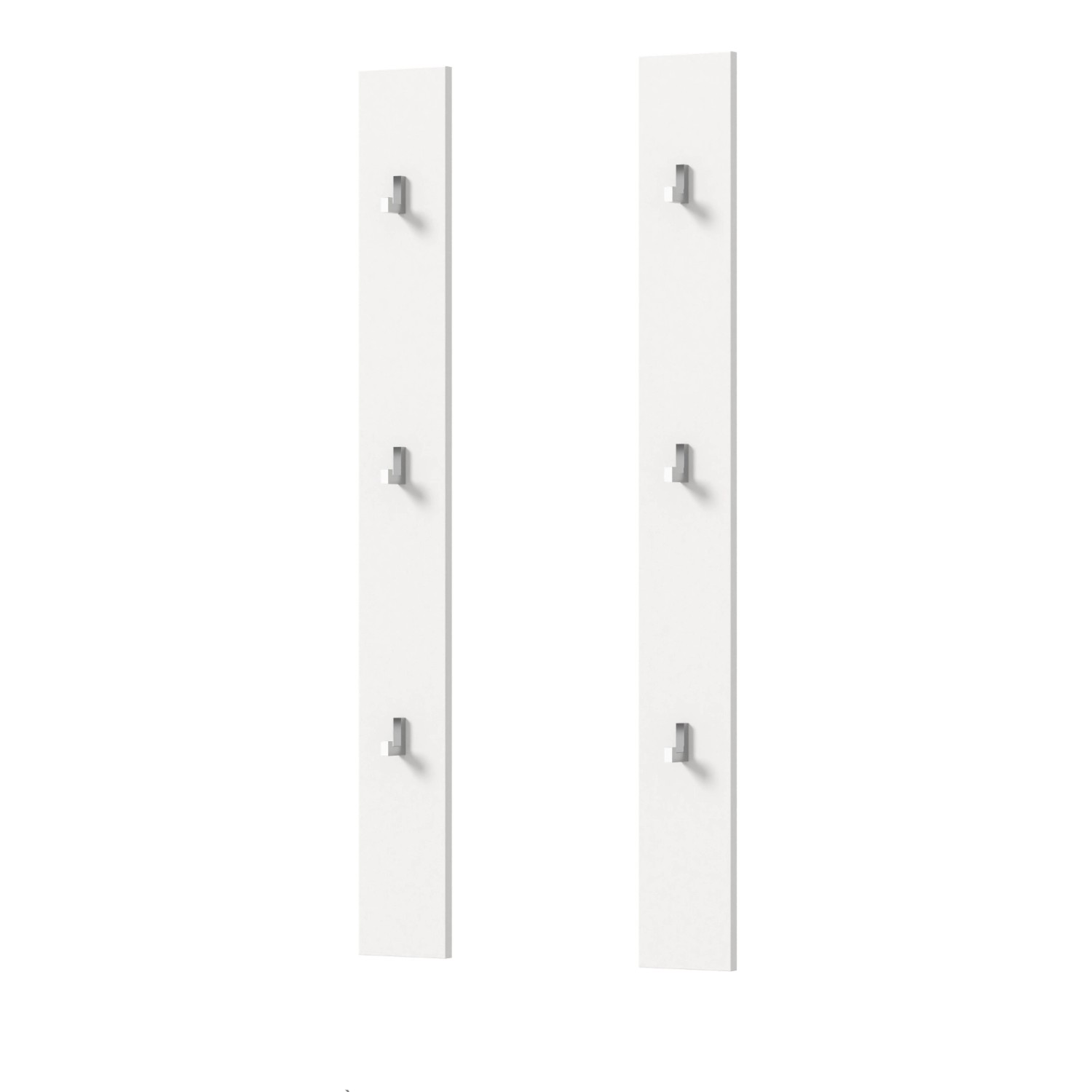 Inn.Furn Garderobenpaneel Set in Weiß 115 cm SystemX günstig online kaufen