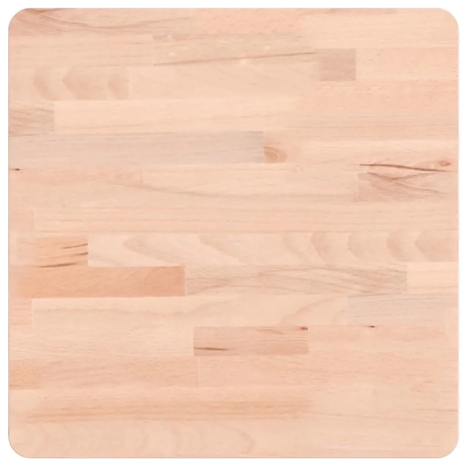 vidaXL Tischplatte 40x40x2,5 cm Quadratisch Massivholz Buche 355954