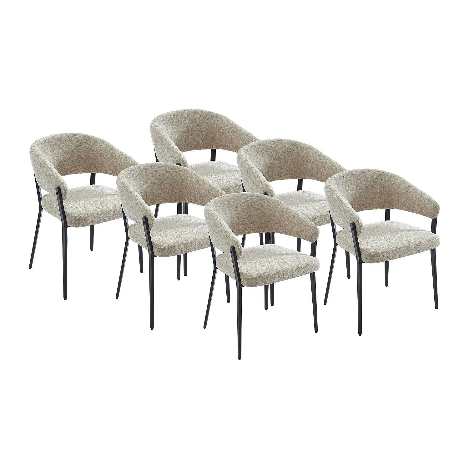 Vente-unique Stuhl Avrela Beige 56 cm