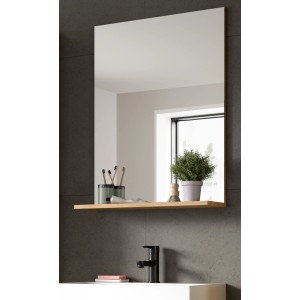 Inn.Furn Badezimmer Spiegel in Eiche 60 x 79 cm Shawn