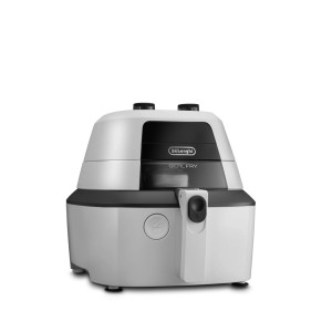 DeLonghi IdealFry Heißluftfritteuse FH2133/1.W in Weiß-Schwarz. Kompaktes Haushaltsgerät für fettarmes Frittieren.