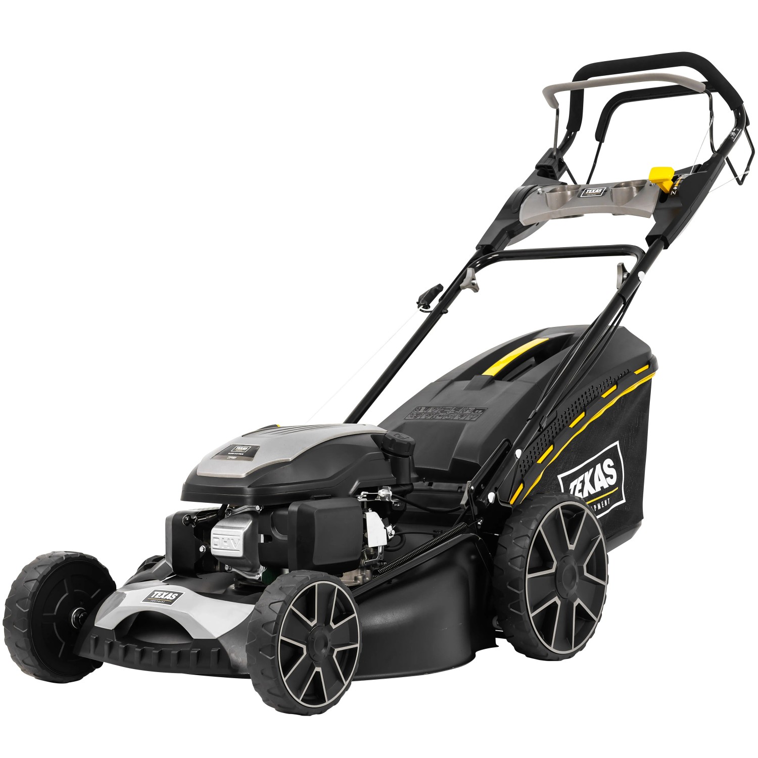 Texas Benzin-Rasenmäher Razor 5121TR/W: 4in1 Mäher mit großem Fangkorb und Mulchfunktion.