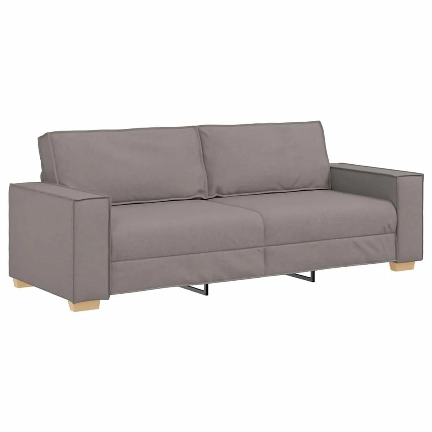 vidaXL 3-Sitzer-Sofa Taupe 180 cm Stoff 4104996 günstig online kaufen