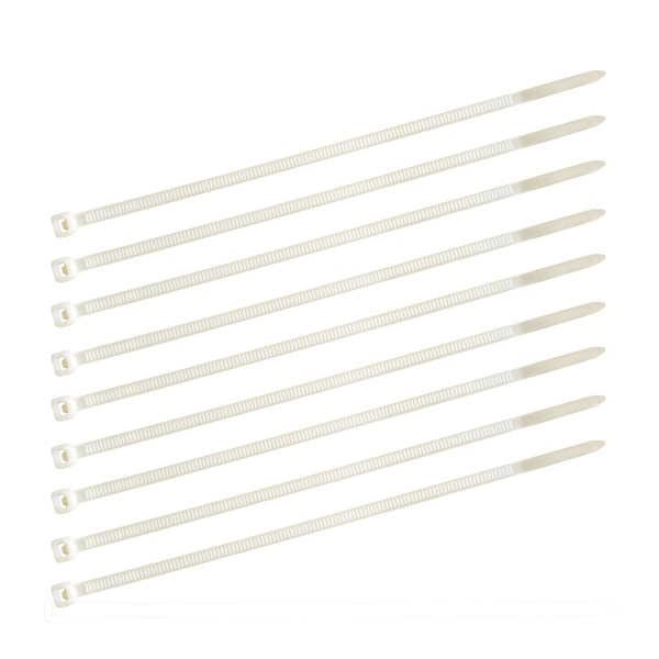 ALBO 100 Stück Wiederverwendbare Kabelbinder – 20,3 Cm, Schwarz, Für Kabelmanagement & Organisation