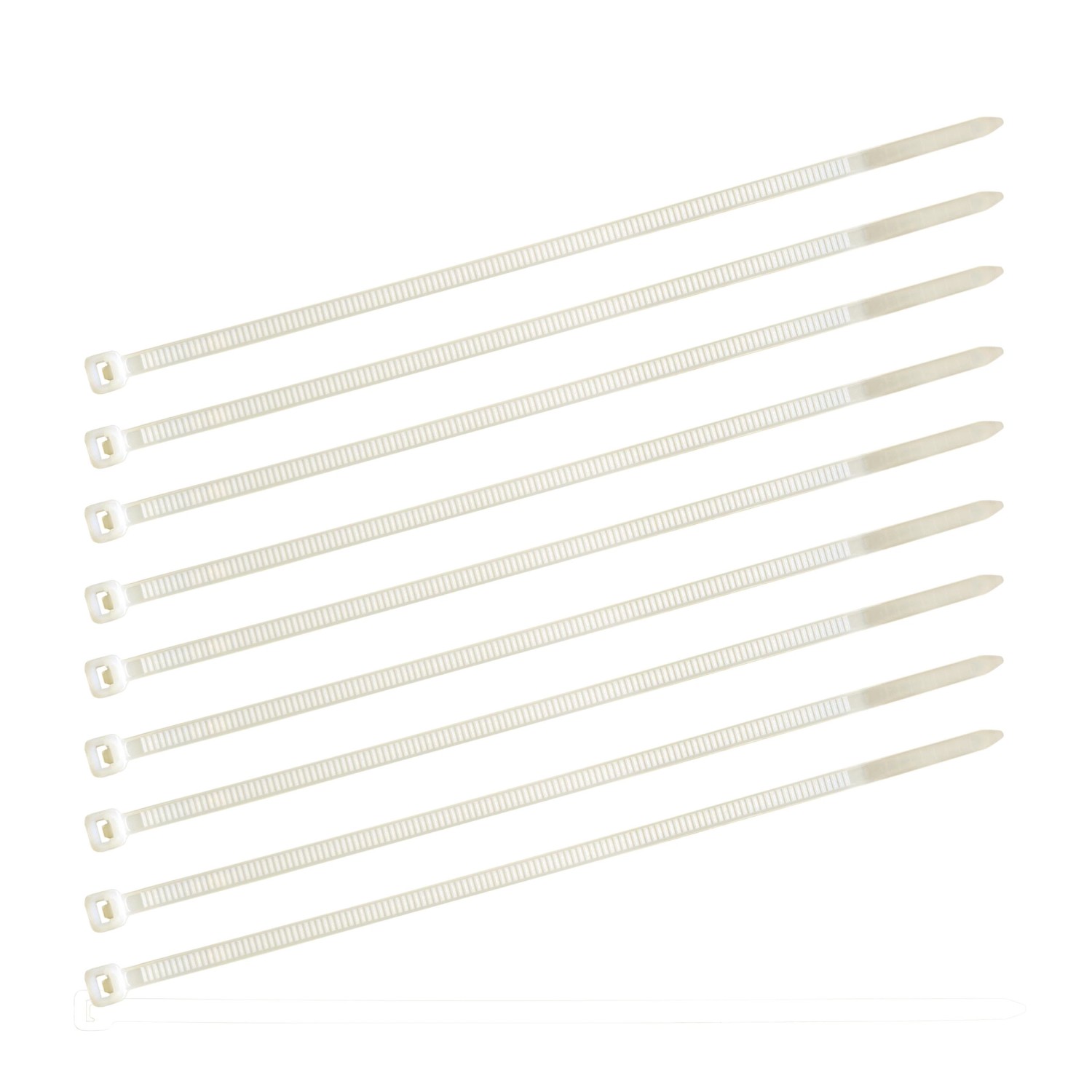 Blanko Kabelbinder Lösbar 100 Stück Im Beutel 150 x 4 mm