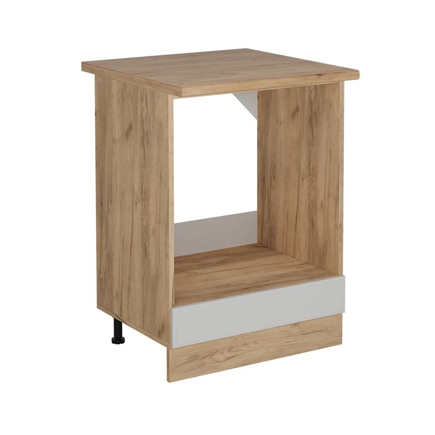 Vicco Herdumbauschrank R-Line Weiß Landhaus 60 x 82 AP Eiche Art Nr 54090
