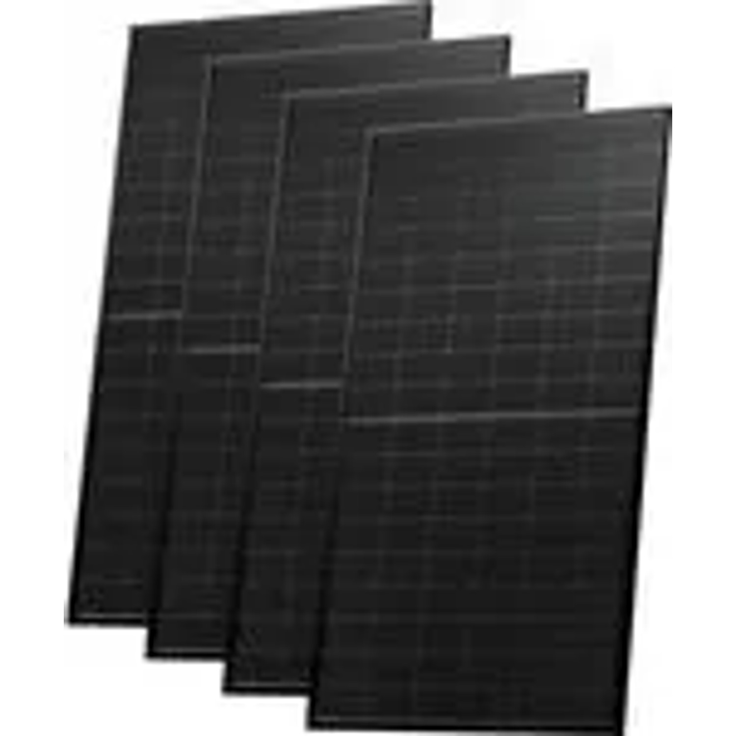 Solakon Solarmodul 450W Bifaziales Monokristallines Solarpanel 40V Photovoltaik für Balkonkraftwerk PV-Anlage 4 Stück