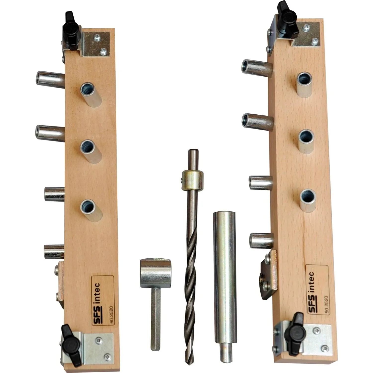 Sfs Bohrlehre für 3-teilige Steckbänder 18 mm mit Zubehör