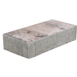 EHL Pflasterstein Veria Muschelcreme, 20x30x8 cm, Betonpflaster für Gartenwege und Terrassen.