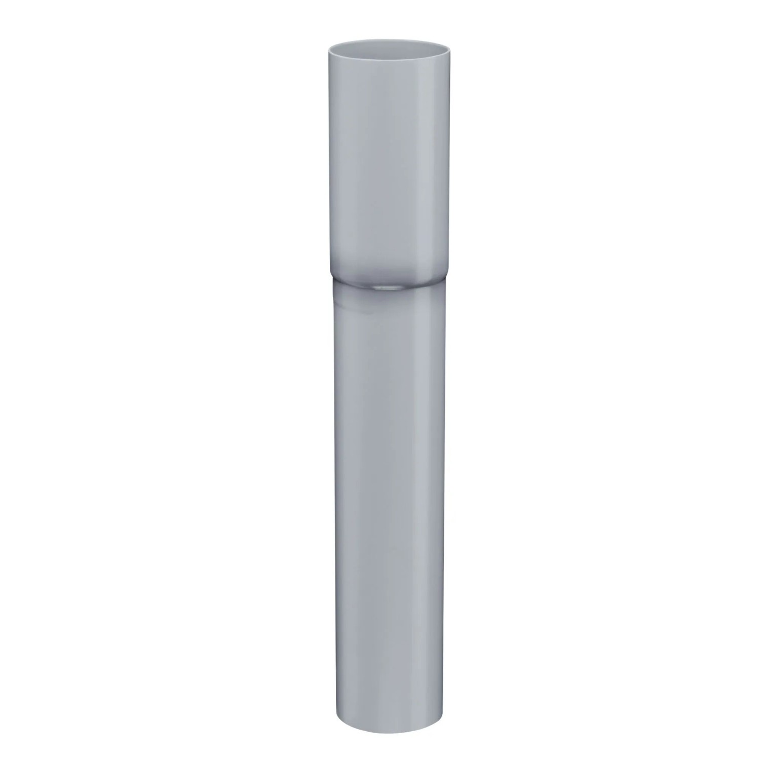 Inefa Fallrohr Verlängerung PVC DN 75 Grau Optimale Dachentwässerung