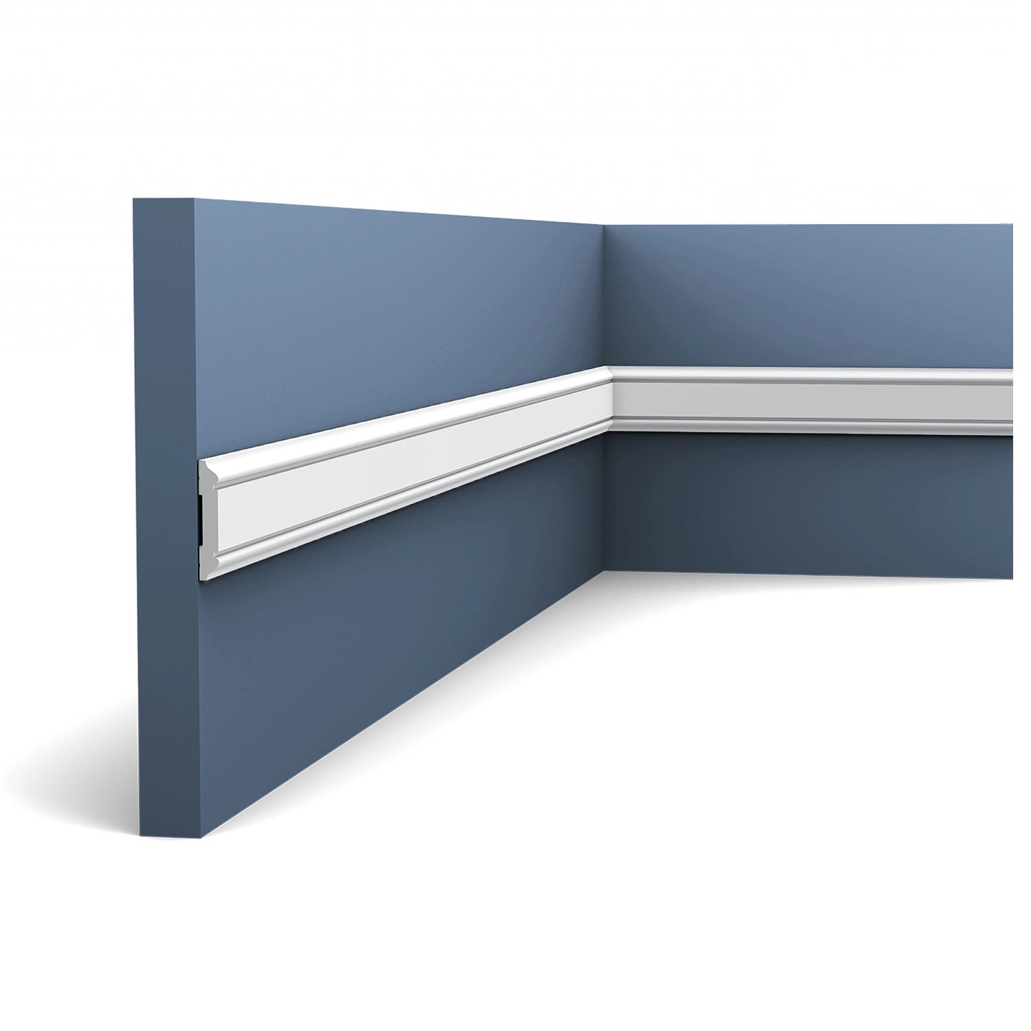 ORAC DECOR PX144 AXXENT Profilleiste Zierleiste Wand-Profil-Fries-Leiste 2 m 200 cm x 4,7 cm x 0,8 cm Weiß