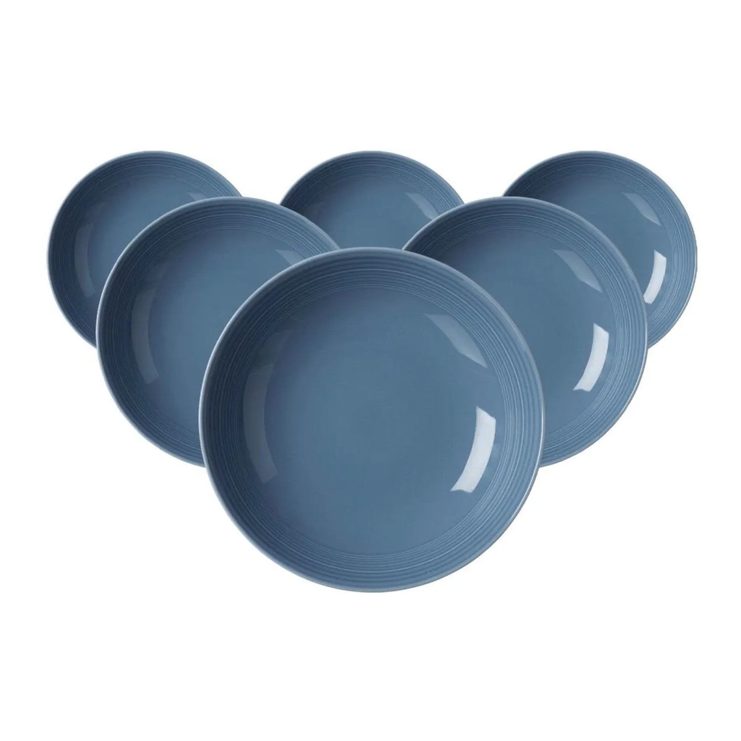Ritzenhoff & Breker Levi Suppenteller 22 cm 6er Set Blau